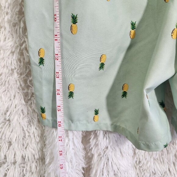 Mens Mint Green Swim Shorts With Pineapple Print By Old Navy Size XSm - Picture 5 of 7